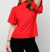 Ivy Jane Tufted Dot Knit Top Red - $39.60+
