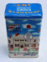 Vintage 1990 Hershey’s Kisses With Almonds Hometown Series Canister #6 Tin - £6.32 GBP