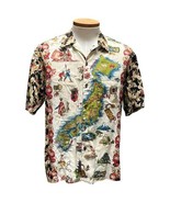 Vintage REYN SPOONER Map of Japan Short Sleeve Rayon Aloha Hawaiian Shir... - $254.89 CAD