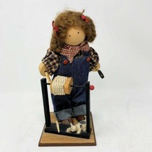 1998 Longaberger Lizzie High Doll JENNY The Basket Weaver - £38.10 GBP