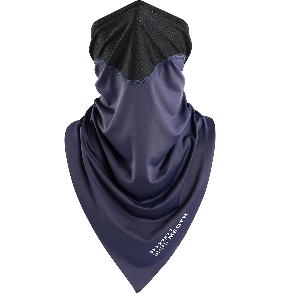 Triangle ana Half Face Mask Ice Silk Neck Gaiter UV  Cycling Scarf Hi Ru... - $29.43