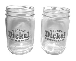 George Dickel Tennessee Whiskey Mason Jar Glass | Set of Two (2) - $23.71