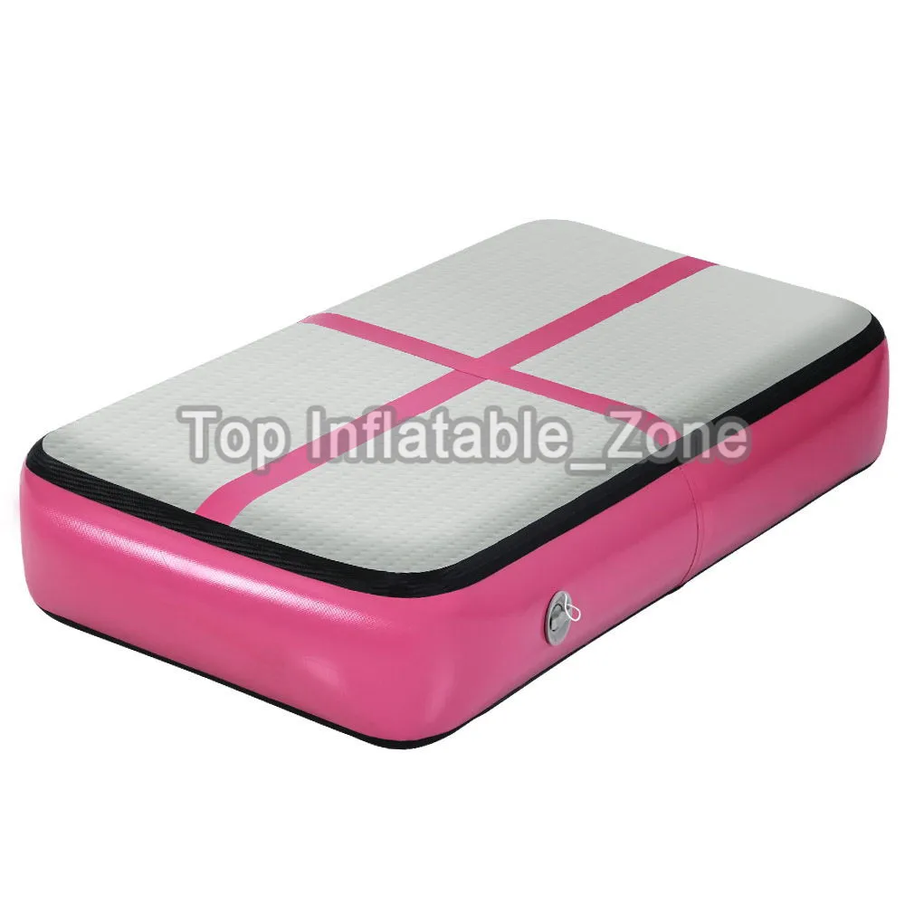 New Pink Color Inflatable Air Board Mini Size 1*0.6*0.1m Air Block With Pu - £109.33 GBP+