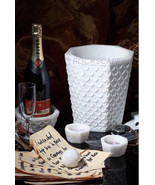 Fish Scale Pattern, Bucket, Marble Bucket, bar decor, Gift for Collector... - $1,400.00