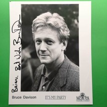 Bruce Davidson  Its My Party  8 x 10 Photo B&amp;W Head Shot Signed Hollywood 90s - £33.18 GBP