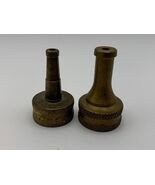 Pair of vintage brass hose Jet Stream spray nozzles Sherman/ Sun Mate - $11.50