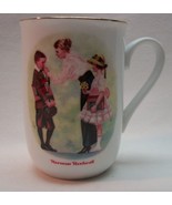 VINTAGE 1986 Norman Rockwell Museum THE FIRST DAY OF SCHOOL 4&quot; MUG CUP - $20.35 CAD