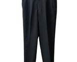 Vintage Huntington Mens Dress Pants Size 35 Wool Straight Leg Made in Th... - $24.17