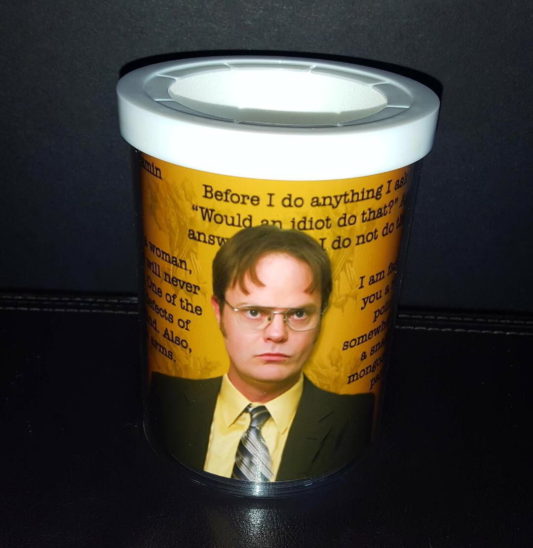Primary image for Dwight Schrute Quotes The Office Can Cooler Official Promo for Beer or Soda