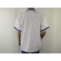 Men MONTIQUE 2pc Walking Leisure Suit Matching Set Short Sleeves 2212 Purple image 6