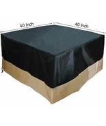 40&quot; X 40&quot; Heavy Duty Waterproof Patio Square Cover 600D Outdoor Fire Pit... - €40,20 EUR