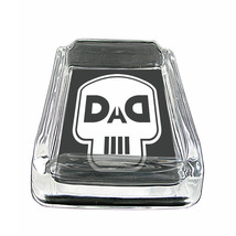 Dad Father&#39;s Day D2 Glass Square Ashtray 4&quot; x 3&quot; Smoking Cigarette Bar - £39.52 GBP