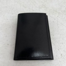 Rolfs Cowhide Mens Black Genuine Leather Wallet Bi-Fold Credit Card Holder  - £17.34 GBP