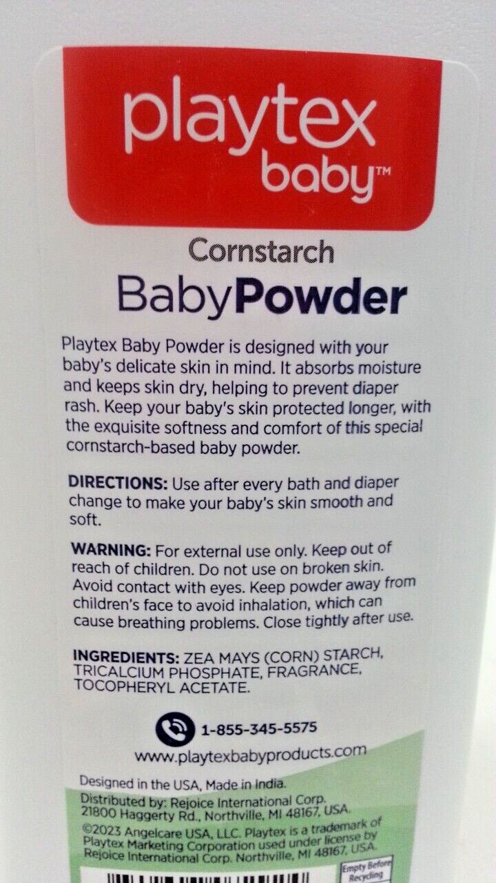 ( 5 Bottles ) Playtex Baby Cornstartch Baby Powder 10 oz Each SEALED Item image 8