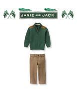 Janie and Jack baby boy &quot;Auto Club&quot;sweater/Pants 2 Piece Set NWT 2T - £77.07 GBP