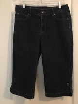 Nine West Jeans Women&#39;s Capri Blue Jeans w Pockets Size 10 Regular Fit - £27.55 GBP