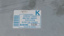 Toyota Computer Parking Assist Control Module 86792-48051 image 2