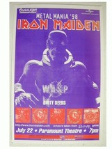 2 Iron Maiden Poster Concert - $1,164.34 MXN