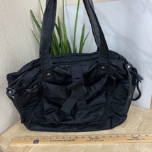 Lululemon Big Black Yoga Bag HTF Gorgeous Sold Out Style EUC - £62.71 GBP
