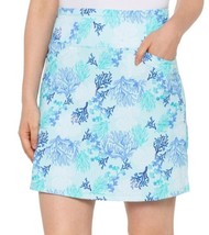 Nwt Gottex G Lifestyle Coral Reef Aqua Tonal Golf Tennis Straight Skort S M &amp; L - £52.31 GBP