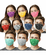 Unisex Reusable Washable Breathable Fashion Paisley 10 PACK Face Masks 1... - $15.83