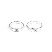 Traditional Style Real 925 Silver Indian Women Toe Ring - $23.75