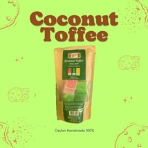 Ceylon Tasty Coconut Toffee /Pol Toffee 100% High Quality Sweet 3 Packs (200g*3) - £70.10 GBP