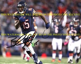Jay Cutler And Brandon Marshall Chicago Bears Autographed Auto 8x10 Rp Photo - £13.31 GBP