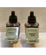 2 FRESH CUT LILACS Bath &amp; Body Works Wallflowers Refills 0.8FL EACH - $16.82