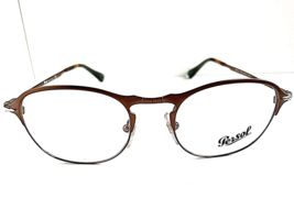 New Persol 7007-V 1072 49mm Rx Round Copper Men&#39;s Eyeglasses Frame Italy - $84.99