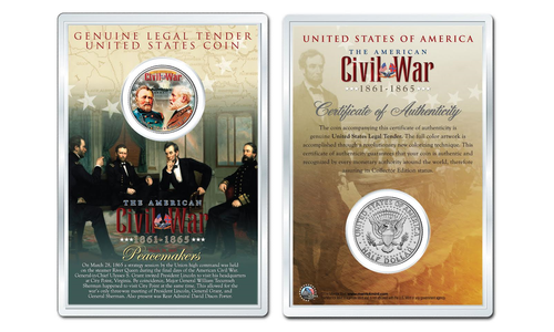 American CIVIL WAR GENERALS GRANT LEE JFK Half Dollar Coin w/PREMIUM 4X6... - £9.12 GBP
