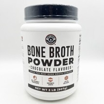 Left Coast Grass-Fed Bone Broth Powder 2 lb Chocolate Non-GMO Protein Ex... - £27.90 GBP