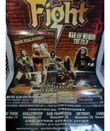 ROB HALFORD FIGHT &quot;WAR OF THE WORDS&quot; DVD POSTER 24 X 36 + BOOK - FREE SH... - £43.26 GBP