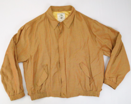 VINTAGE Banana Republic Plaid Check Jacket Men Large Brown 80s Adventure... - $94.95