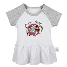Funny Star Looney Tunes Newborn Baby Dress Toddler Infant 100% Cotton Clothes - £10.48 GBP