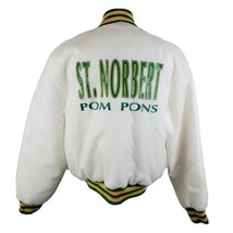 St. Norbert College Vintage Pom Pon Jacket XL Holloway 1/4 Zip Pullover ... - £26.29 GBP