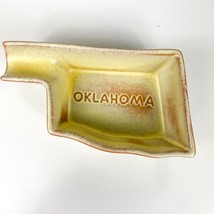 Frankoma Plainsman Gold Oklahoma State shape Ashtray 461 - $14.84