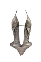 Agent Provocateur Womens Swimsuit Elegant Sheer Open Back Grey Size S - £194.25 GBP