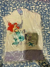 New Disney Ariel Zip Hoodie for Girls – The Little Mermaid Size 2 - £20.28 GBP