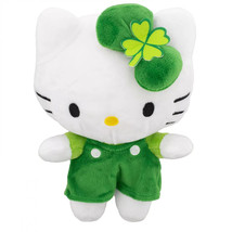 Hello Kitty 9.5 inch St. Patrick Day Plush Toy Green Dress Sanrio NWT - £18.15 GBP