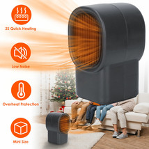 500W Electric Space Heater Mini Desktop Fan Heater Personal Small Space ... - £26.73 GBP