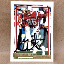 1992 Topps #64 Greg McMurtry SIGNED New England Patriots Autographed Card - £4.76 GBP