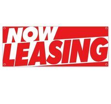 NOW LEASING CLEARANCE BANNER Advertising Vinyl  Flag Sign INV - $9.91