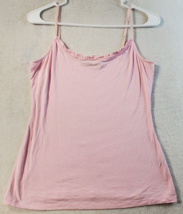 The Limited Tank Top Womens Size Medium Pink Knit Viscose Sleeveless Round Neck - £12.31 GBP