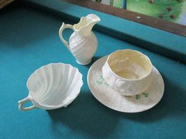 BELLEEK Creamer Compatible with Sugar Saucer 5 PCS Unmatched Set and VASE Pick 1 - $45.07+