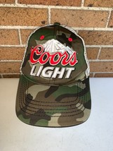 Coors Light Camo mountains Trucker Hat Baseball Hat Snapback infinity on... - £16.14 GBP