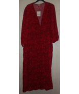 NWT WOMENS KNOX ROSE W/ RED FLORAL PRINT MAXI DRESS  SIZE 3X - $32.68