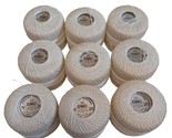 Dollfus Mieg &amp; Cie France DMC No 20 Crochet Thread Superba White Blanc 9... - $26.27