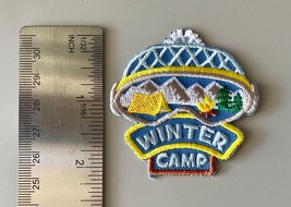 Girl Boy Cub &quot;Winter Camp&quot; Fun Patches Crest Badges Scouts Guides Iron On - £5.01 GBP