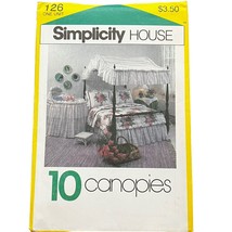 Vintage Simplicity House 10 Canopies Sewing Pattern Uncut - $9.60